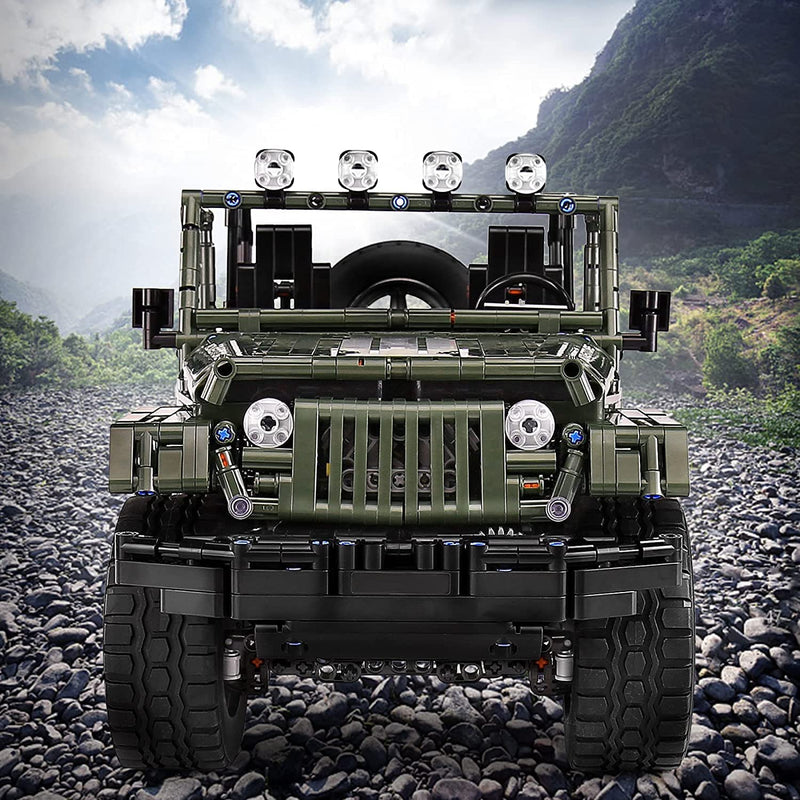 Off Road Vehicle Jeep Building Blocks Toy Bricks Set | General Jim's Toys