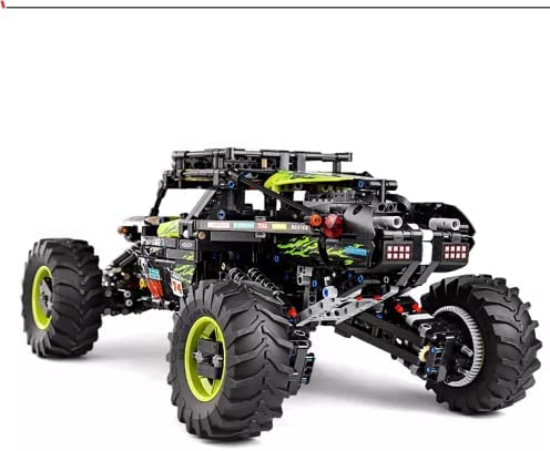 Tough Green Hound RC Buggy Building Block Vehicle | General Jim's Toys & Bricks | GJ-TGHB