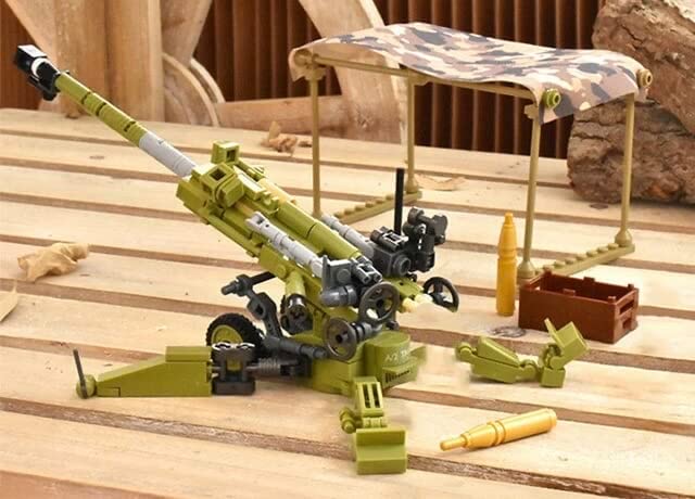 US Army 155mm Howitzer Building Set – 258 Pieces | General Jim’s ...