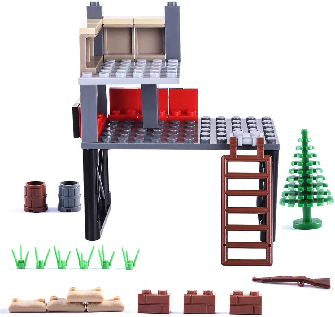 Toy Weapons Battle Scene