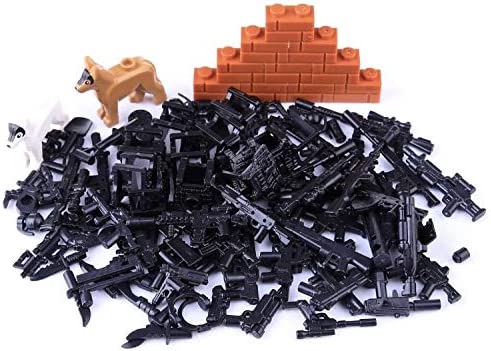 General Jim's Toys and Bricks Set  Weapons Pack for Building Blocks